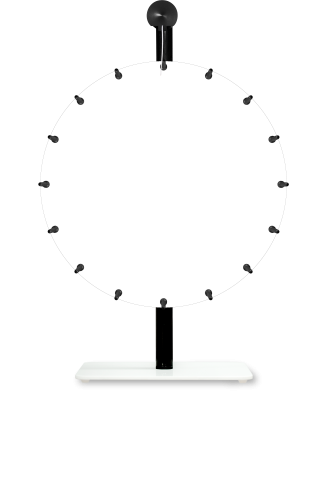 Roue De Récompense Didiseaon 30 X 36 Cm Avec Support - Roulette Vierge Pour Jeux, Carnaval, Salon Professionnel, Fêtes