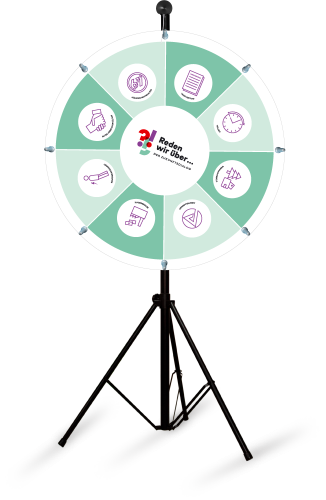 Roue de la fortune motif interchangeable