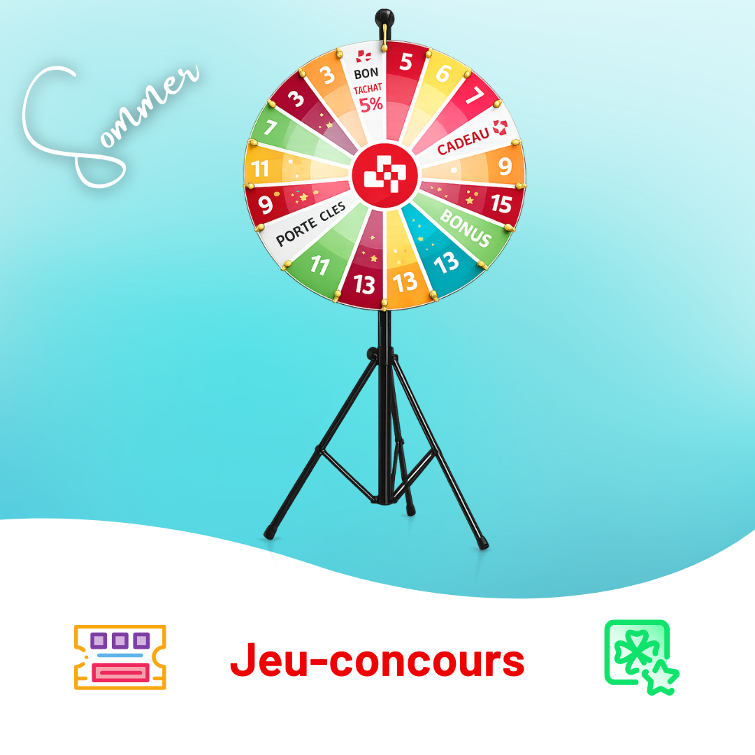 Roue de la fortune de table White-board